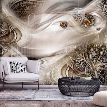 Fototapet Arkiio Självhäftande Autumn Evenings Brown