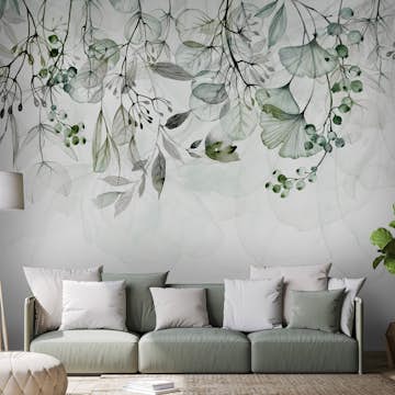 Fototapet Arkiio Foggy Nature Arkiio Green