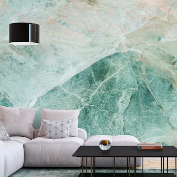 Fototapet Arkiio Turquoise Marble Självhäftande
