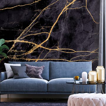 Fototapet Arkiio Golden Paths Självhäftande