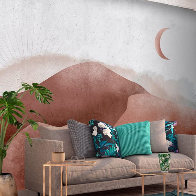 Fototapet Arkiio Desert In The Moonlight