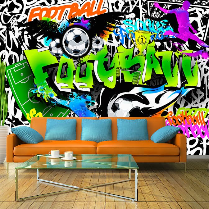Fototapet Arkiio Football Graffiti