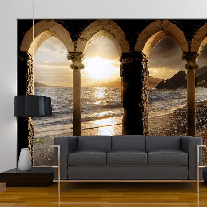 Fototapet Arkiio Castle On The Beach