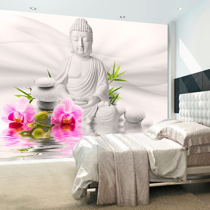 Fototapet Arkiio Buddha And Orchids