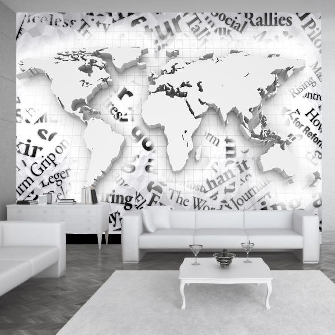 Fototapet Arkiio The World Of Newspapers