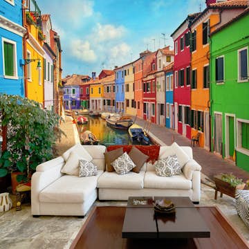 Fototapet Arkiio Colorful Canal In Burano