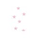 Fototapet Arkiio Pink Stars 50x1000 cm