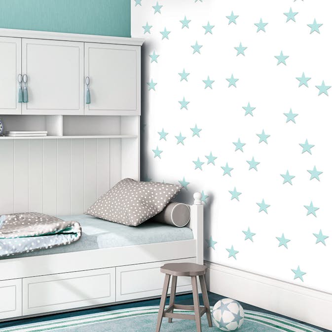 Fototapet Arkiio Stars Aquamarine 50x1000 cm