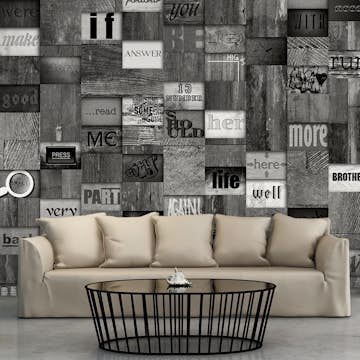 Fototapet Arkiio Mosaic of Words 50x1000 cm