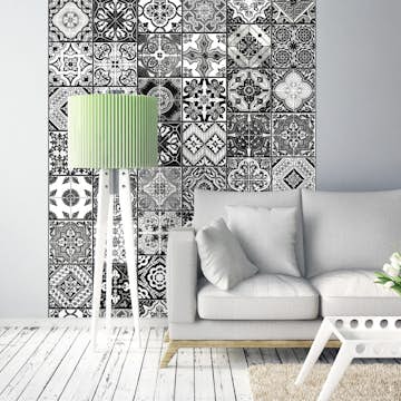 Fototapet Arkiio Arabesque Black& White 50x1000 cm