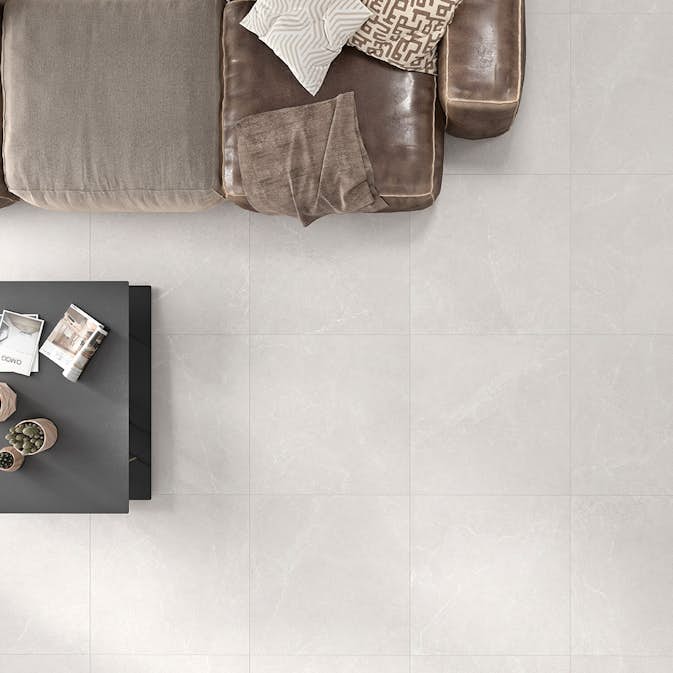 Klinker Tenfors Storm White 90x90 cm