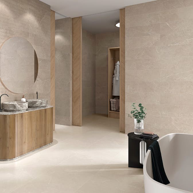 Klinker Tenfors Storm Cream 60x120 cm