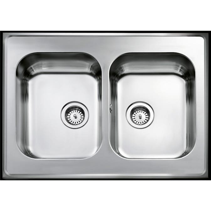 Heltäckande Diskbänk Intra Atlantic H 600 med Korgventil