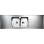 Heltäckande Diskbänk Intra Atlantic H 600 Centrerad med Korgventil