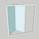 Vikparti Allvy Sunroom s75 3-Glas 2-Delad