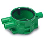 Apparatdosa Bårebo ED-26 gul dubbelgips