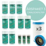 Årspaket 3 Swebad för Swimspa Hydro Zone med 6 Camlockfilter och Bajonettfattning