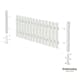 Staket Palmako Luise 10