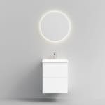 Tvättställsskåp Temal Astra med Tvättställ och Spegel Halo