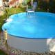 Stålväggspool Planet Pool Premium Inbyggd Åttaformad 5,25x3,2 inkl SF8 Stege och Tillbehör