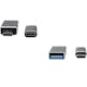 USB-C till USB + USB-C MicroUSB LogiLink