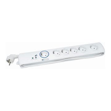 Automatswitch Malmbergs 1+5-Vägs med Överspänningskydd
