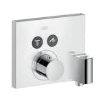 Inbyggnadsblandare Axor ShowerSleect Square 2-utlopp med integrerad slangkoppling