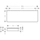 Badrumshylla Axor Universal Accessories 300 mm