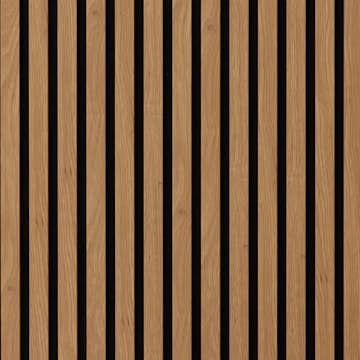 Akustikpanel Lundbergs Harmoni Svart Filt 2590x615x20 mm