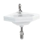 Tvättställ Burlington B10 598 mm Hörnmontage