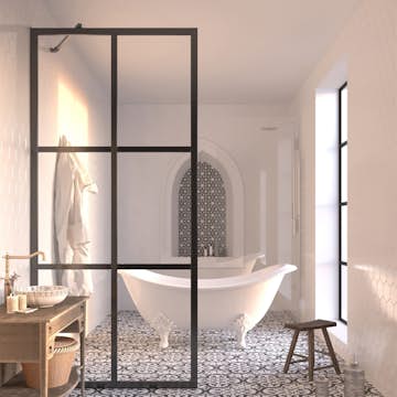 Duschvägg Hietakari Bläk 737 Paris Fast