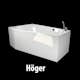 Badkar Westerbergs Motion 160 R/L