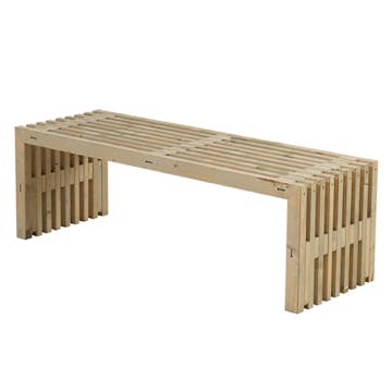 Trädgårdsbänk PLUS Rustik Design 1380 mm