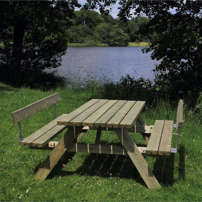 Picknickbord PLUS Tryckimpregnerat Trä Utomhus