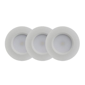 Downlight Designlight QB-30MW Bänk 3-pack
