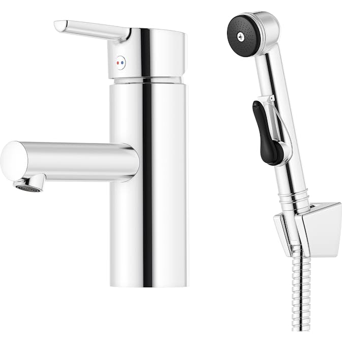 Tvättställsblandare Mora MMIX II med Sidodusch