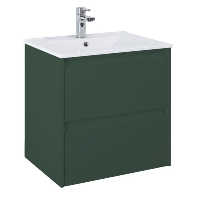 Tvättställsskåp Alterna Luxor med Materialkomposit Tvättställ