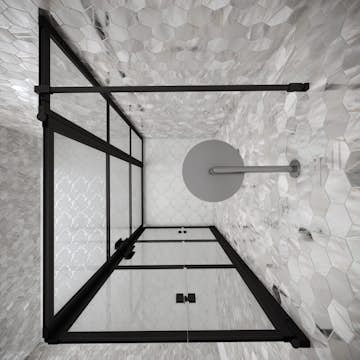 Sidostag Hietakari till Fast Duschvägg Bläk