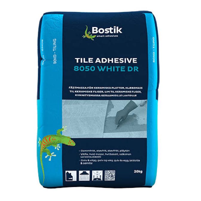 Fix Bostik Fästmassa 8050 White Dammreducerad 20 kg