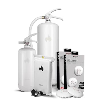 Brandskydd Housegard Lilla Villapaketet White Design