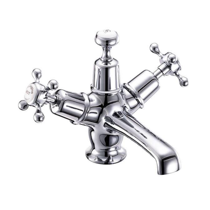 Tvättställsblandare Burlington CL6-QT med Bottenventil Click-Clack