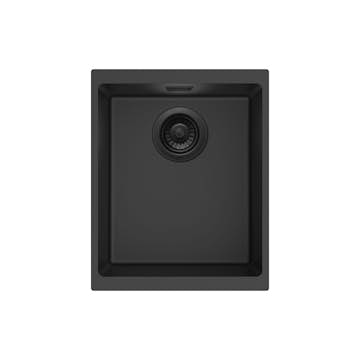 Diskho Stala Essent CEG-E34B Komposit Svart Enkel med Korgventil