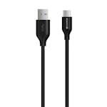 USB-A Champion till USB-C Kabel 2m Svart