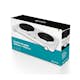 Kokplatta Champion Dubbel 180mm + 150mm 2250W KP210 Vit