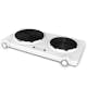 Kokplatta Champion Dubbel 180mm + 150mm 2250W KP210 Vit