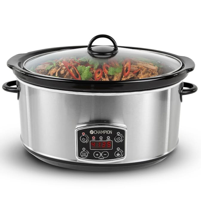 Slowcooker Champion 6,5L 320W SC210 Rostfri
