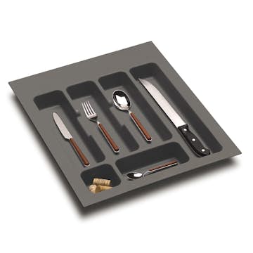 Lådinsats Beslag Design Besticklåda Classic 600 Mörkgrå