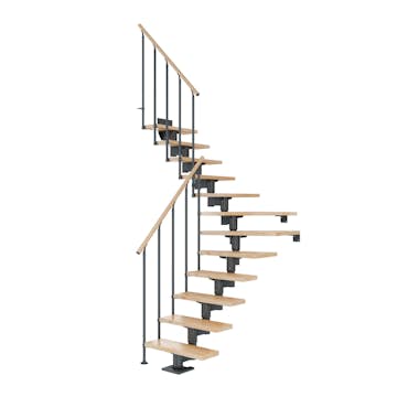 Spartrappa Dolle Cork Bok Steg 1/4 Svängd Classic II Räcke