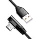 Vinklad MicroUSB-kabel LogiLink USB 2.0 15W 1 m