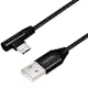 Vinklad MicroUSB-kabel LogiLink USB 2.0 15W 1 m